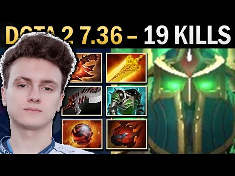 Wraith King Gameplay Miracle with Radiance and 19 Kills - TI13