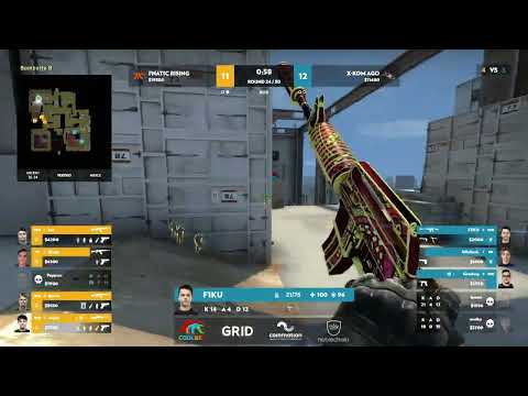 CS:GO | x-kom AGO vs. Fnatic Rising   Main Swiss Stage Elisa Invitational Winter game csgo moments