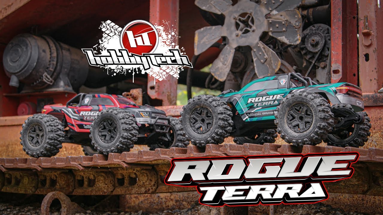 RC auto ROGUE TERRA RTR Brushless monster truck 4WD, červená