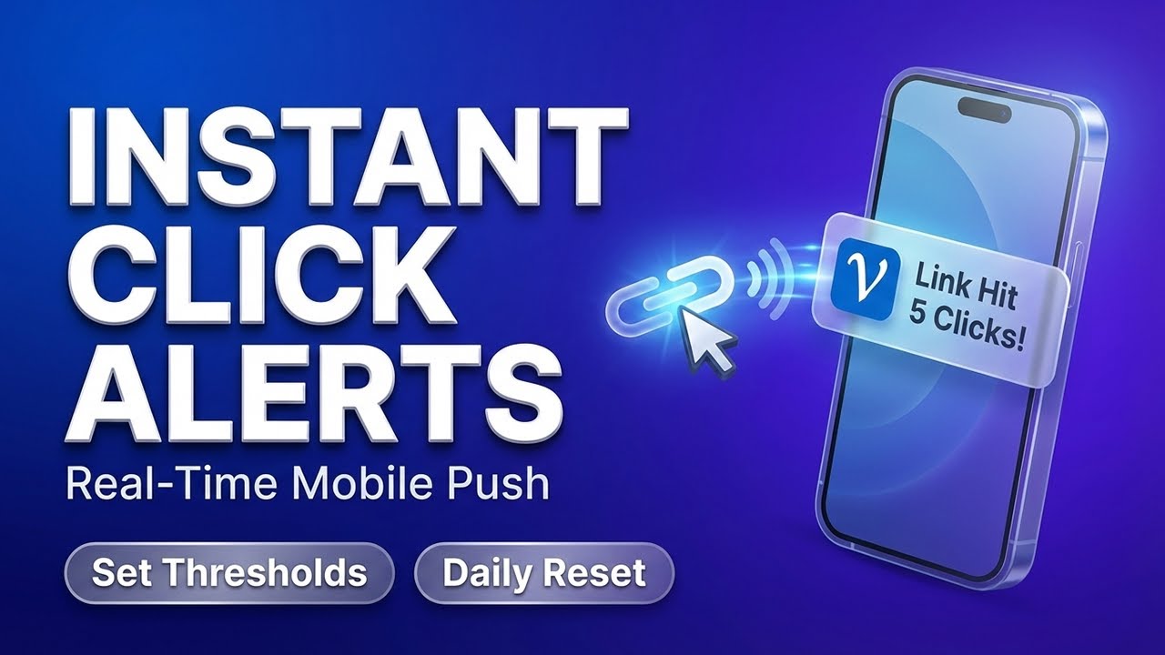 Check Short URL Clicks: How to Get Real-Time Push Notifications with the Vivoldi App