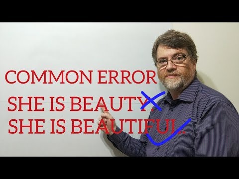 English Tutor Nick P Lesson (362) Be Careful When Using Beauty as an Adjective