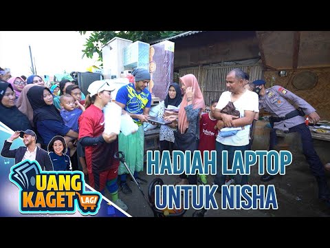 KEJUTAN LAPTOP UNTUK NISHA - UANG KAGET LAGI