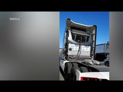 Nikola stock surges after CEO gives sneak peek of 2 fuel cell electric semi-truck