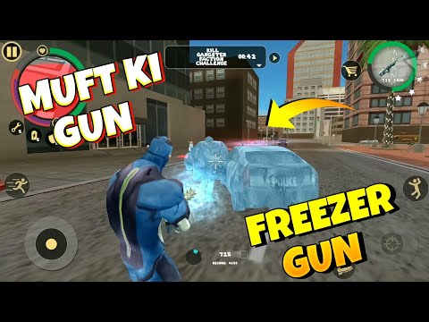 Buy free freezer gun in rope hero vice town | free killing machine in rope hero vice town