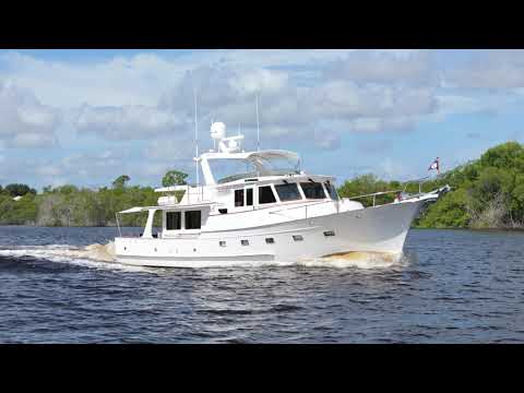 1995 Fleming 55 Underway - Motoryacht Trawler Cruising Highlights