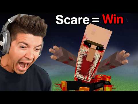 Minecraft But If I Scare Him, I Win...