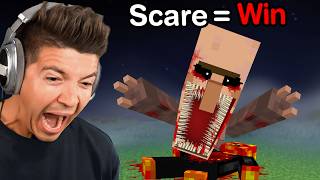 Minecraft But If I Scare Him, I Win...