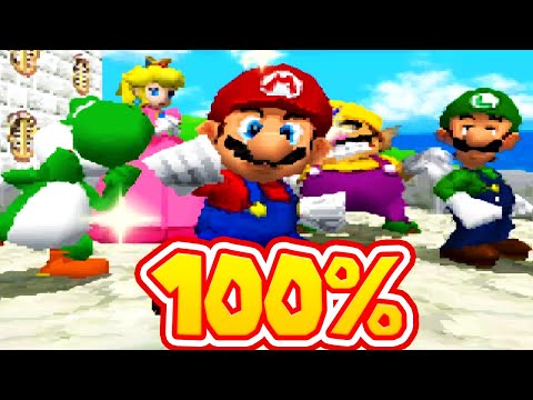 Super Mario 64 DS - 100% Longplay Full Game Walkthrough No Commentary Gameplay - All 150 Power Stars