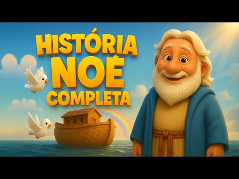 A História Completa de Noé com Tia Fé e a Turminha – Louvores Infantis 🌈🐘🎶