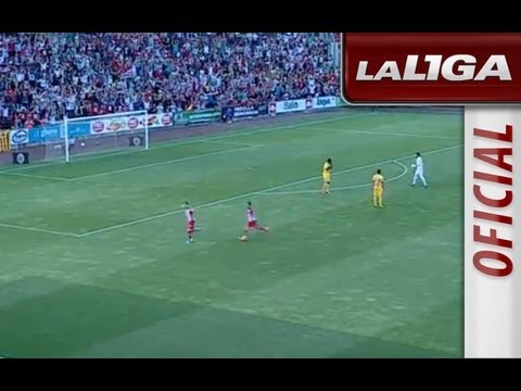Gol de Acuña (1-0) en el Girona FC - AD Alcorcón - HD
