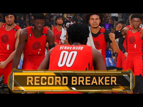 NBA 2K23 Scoot Henderson My Career Ep. 11 - Greatest Performance in NBA History!
