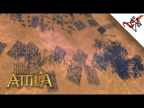 Total War: Attila - 2500 Romans vs 15000 Barbarians | MASSIVE Battles