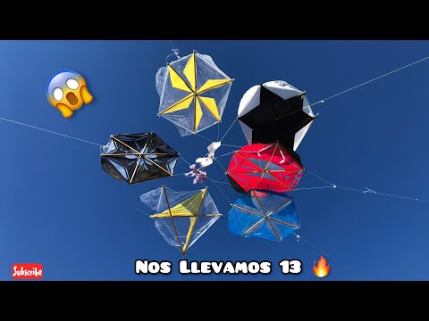 No Llevamos 13 🔥 Chichigua Lajiando Quemamos 2 😱Volando Chichigua Haciendo Guiso Papalote O Cometa