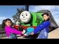 Maddie Eva Learn To Share Thomas The Train Toy Adventure