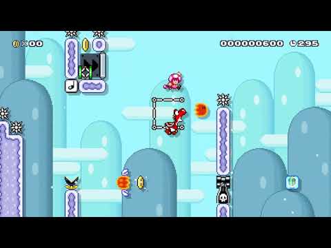 Fire meet ice by Revolv [Super Mario Maker 2]