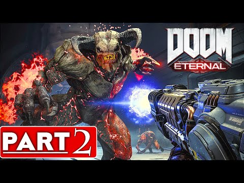 DOOM ETERNAL Gameplay Walkthrough Part 2 [4K 60FPS PC] - No Commentary