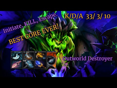 Initiate KILL Escape - BEST CARRY | Outworld Destroyer | Dota 2 Highlights Ranked Game Core Mid Play