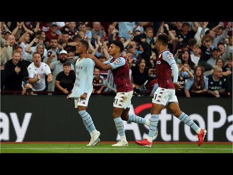 Leon Bailey THUNDERBOLT goal for Aston Villa 3-0 Everton