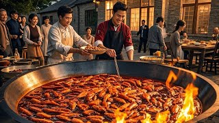 The spread in rural Shandong cost 320 yuan  with 24 dishes and a fruit platter. The cost of a dish