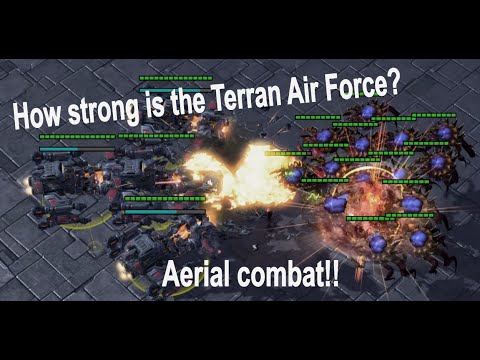 How strong is the Terran air Force? Terran air units vs. All!