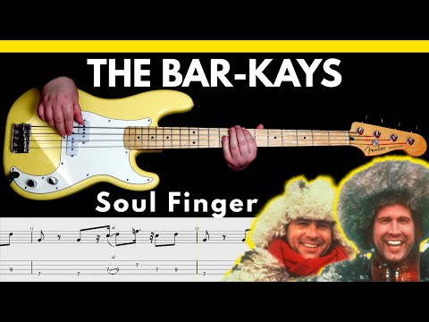 The Bar-Kays - Soul Finger [1967] | BASS Cover | Notation + TABS