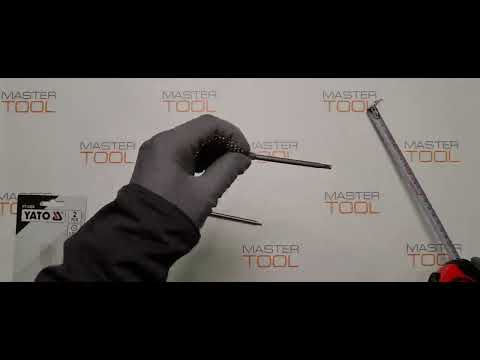 Бита плоская 1/4", 2 шт., 4/5 х 100 мм YATO (YT-0484)