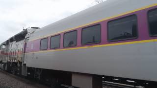 preview picture of video 'Shirley, MA: MBTA Commuter Train (59) to Shirley Station (Boston Bound)'