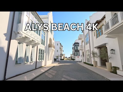 Alys Beach 4K - Scenic Drive in America's Most Prestigious Beach Town