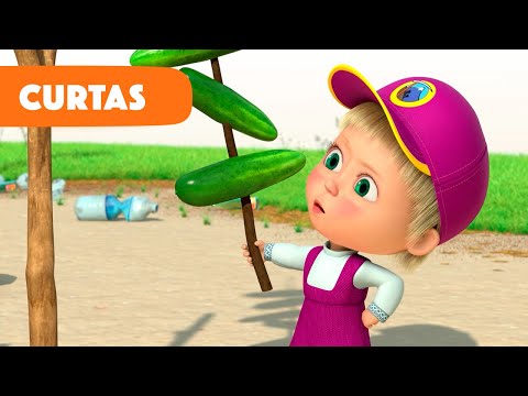 Capa de Masha e o Urso 🐻👱‍♀️ Сurtas 💥 Nova história 🥒 Piquenique 😋 (Episódio 31)