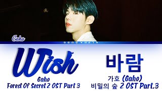 Gaho (가호) - &#39;Wish&#39; [바람] Forest Of Secrets 2 OST Part 3 [비밀의 숲 2 OST Part 3] Lyrics/가사 [Han|Rom|Eng]