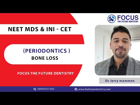 Bone Loss  | NEET MDS | INI -CET | Periodontics | Focus The Future Dentistry