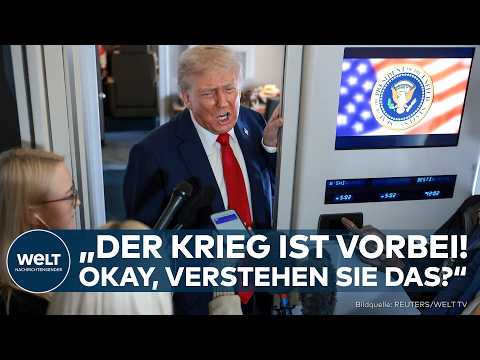 TRUMP ZUM FRIEDENSPLAN: „Es sind Jahrhunderte vergangen, deswegen wird der Waffenstillstand halten“