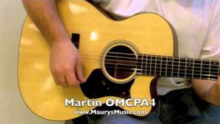 Video thumbnail for Martin OMCPA4.m4v by Maury's Music