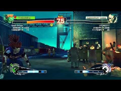 SSF4AE Lflako17 (Sagat) vs. Flash House (Blanka)