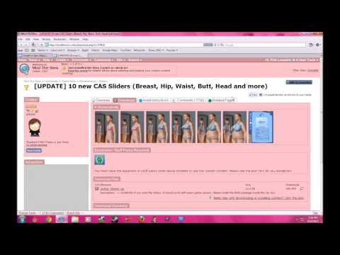 comment installer sliders sims 3