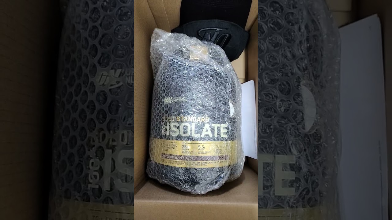Unboxing my Gold Standard  Isolate#Wheyproteinisolatechocolateflavor