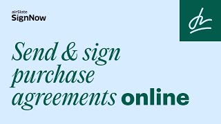 Purchase Agreement | Collect Signatures Easily in 2024