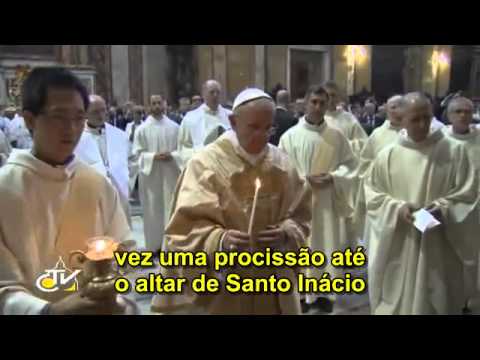 Papa Francisco celebra Missa na festa de Santo Inácio de Loyola - 31/07/2013 - Legendado