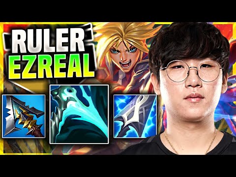 RULER IS SO GOOD WITH EZREAL! - GEN Ruler Plays Ezreal ADC vs Tristana! | Season 11
