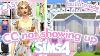 SIMS 4 CC NOT SHOWING UP IN CAS / BUILD MODE 2021 | FIX SIMS 4 CUSTOM CONTENT NOT WORKING | TS4