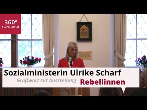 Grußwort zur Ausstellung "Rebellinnen" von Sozialministerin Ulrike Scharf