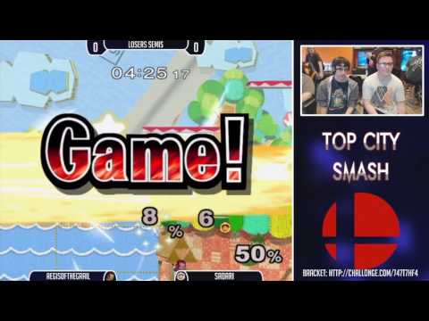 Techskill Tuesdays 3 SSBM - AegisOfTheGrail (Ganondorf) Vs. Safari (Ice Climbers, G&W) Losers Semis