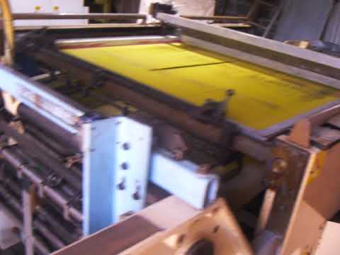 Sakurai SC 112 screen printing cylinder
