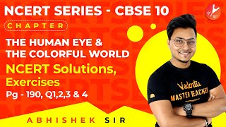 NCERT Solutions for Class 10 Science | The Human Eye and the Colorful World | CBSE Chapter-11 | L1