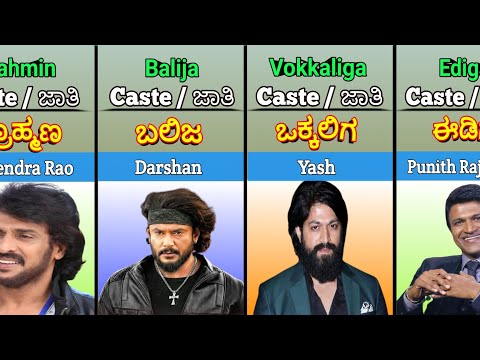 Sandalwood Actors Real Caste || Kannada Actors Caste