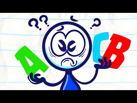 ABCDEF JEEZ | Pencilmation Cartoons!