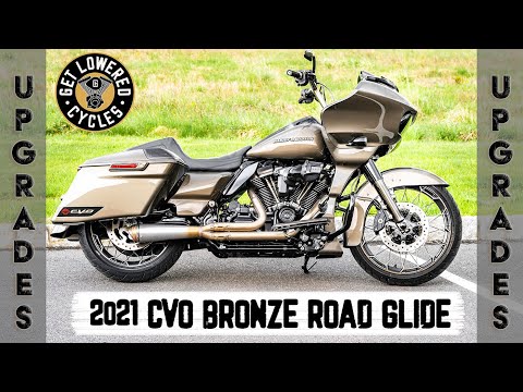 2021 Bronze Armor CVO Road Glide Upgrades - Ohlins, Jackpot RTX Riot Exhaust, Kage Fighters & More