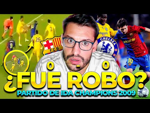 DID THEY STEAL BARCA IN THE IDA VS CHELSEA? | CHAMPIONS 2009 | UBIETOO