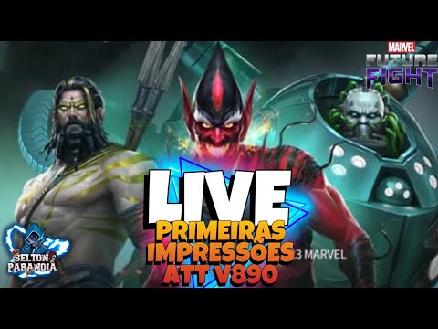 [LIVE] PRIMEIRAS IMPRESSÕES V 890-  COM SORTEIO DE CRISTAIS. - MARVEL FUTURE FIGHT