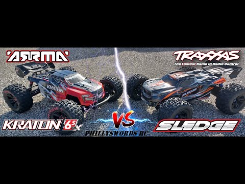 Traxxas Sledge 6S vs Arrma Kraton V5 6S Who Will Survive